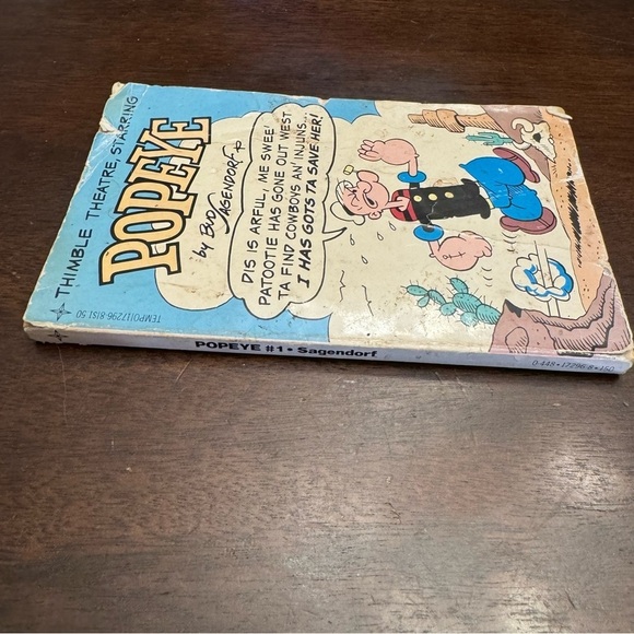 Thimble Theatre Popeye Grosset & Dunlap Tempo Books Comic Bud Sagendorf 1979 - Picture 13 of 16
